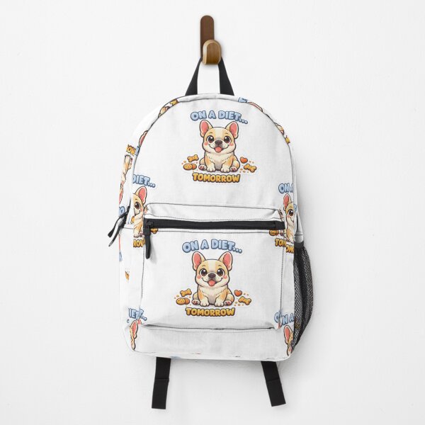 Item preview, On a Diet… Tomorrow – Cute French Bulldog Vet Sticker designed and sold by Bettybee00.