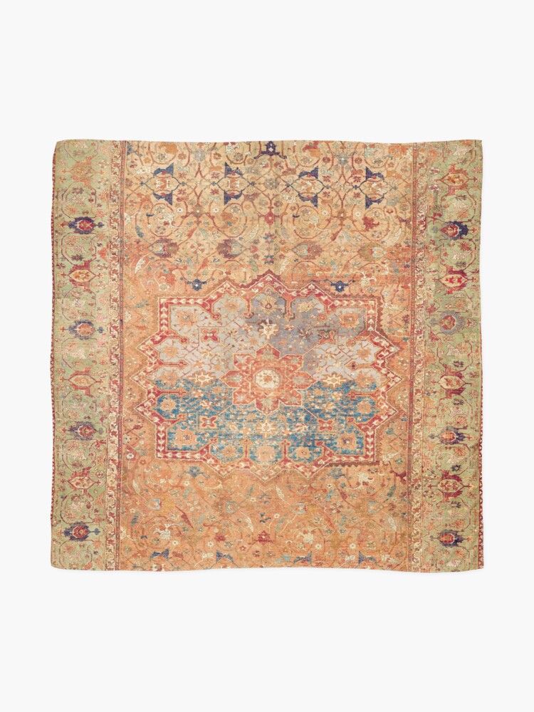 Aperçu 2 sur 3. Foulard avec l'œuvre Impression de tapis persan du XVIe siècle créée et vendue par bragova.