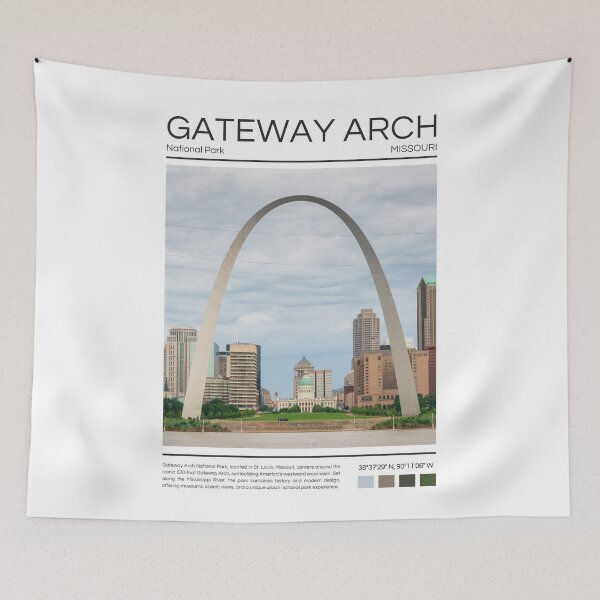 Item preview, Gateway Arch National Park - Missouri designed and sold by StudioRedKoala.
