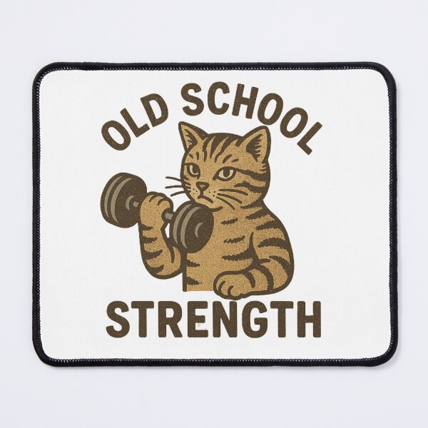 Item preview, Vintage Cat Gym, Old School Strength Fitness designed and sold by AYACHI90.