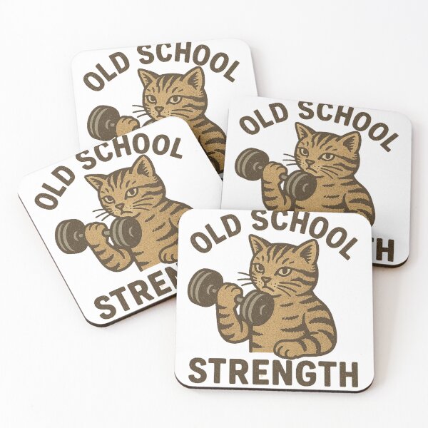 Item preview, Vintage Cat Gym, Old School Strength Fitness designed and sold by AYACHI90.