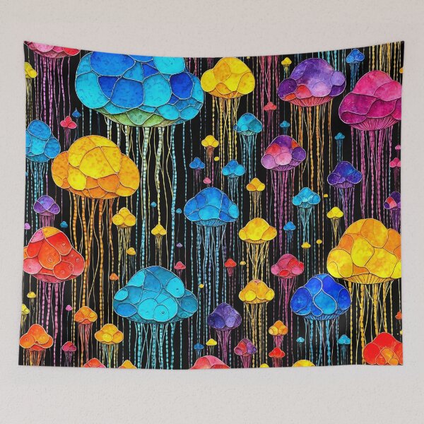 Item preview, Rainbow Jellyfish designed and sold by LyndiiLoubie.