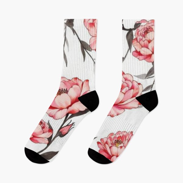 Item preview, Floral art design rose ink print style  designed and sold by Heaven1111.