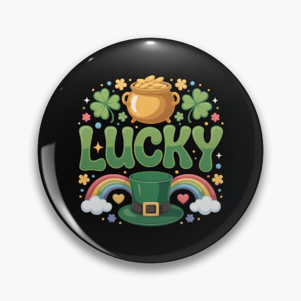 Item preview, Lucky Charm Patricks Day Pot of Gold Irish Shamrock Rainbow designed and sold by VENOM0RIOT.