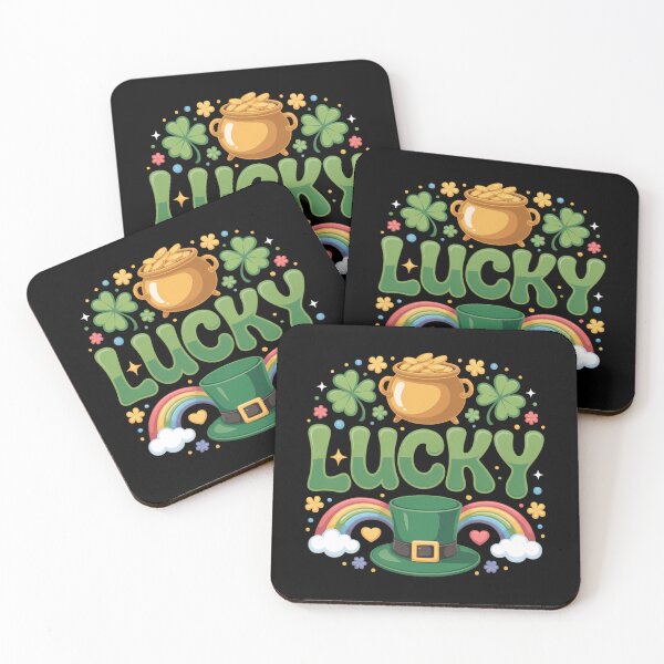 Item preview, Lucky Charm Patricks Day Pot of Gold Irish Shamrock Rainbow designed and sold by VENOM0RIOT.