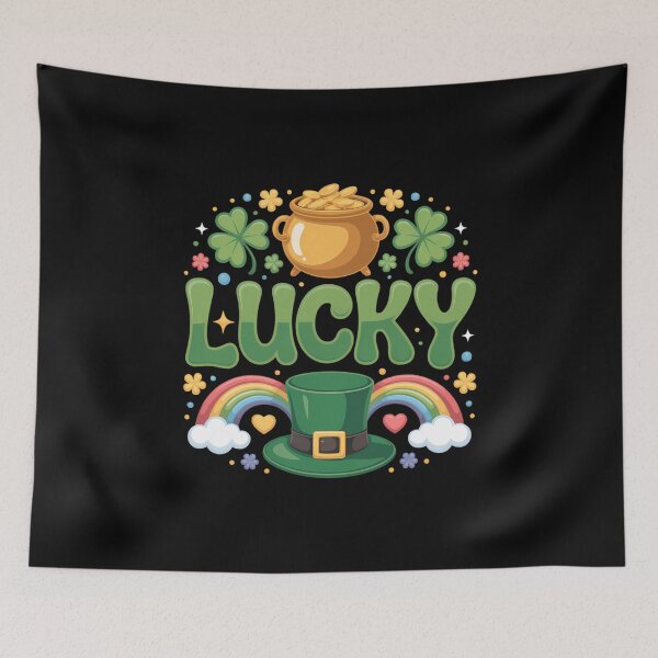 Item preview, Lucky Charm Patricks Day Pot of Gold Irish Shamrock Rainbow designed and sold by VENOM0RIOT.