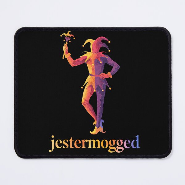 Item preview, Jestermogged Looksmaxxing Parody Jester Aesthetic Funny Meme designed and sold by ArcanePrintsxo.