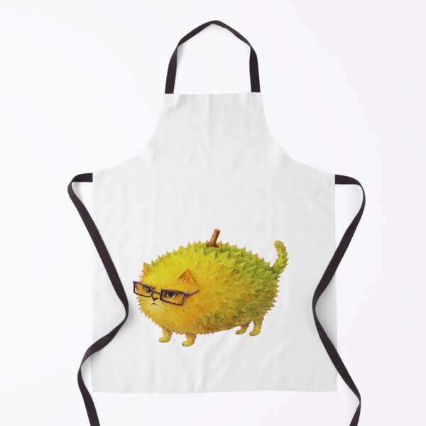 Item preview, Durian Cat Watercolor Illustration designed and sold by MoonfurStudio.