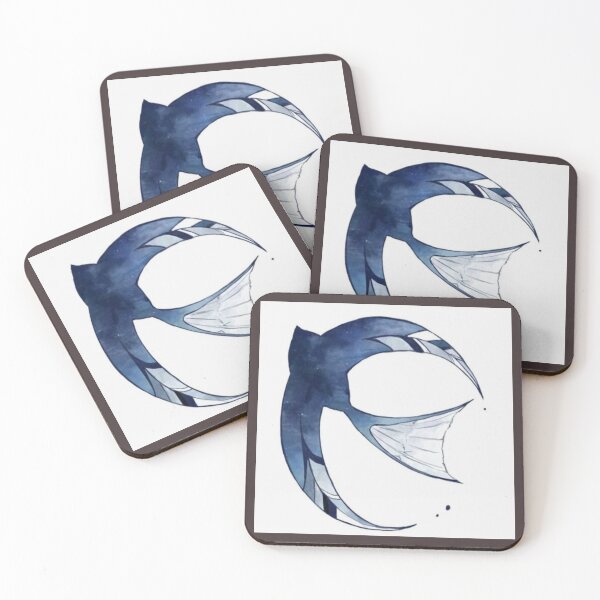 Item preview, Celestial Swallow in Watercolor Blue Artwork  designed and sold by NivyasArtistry.
