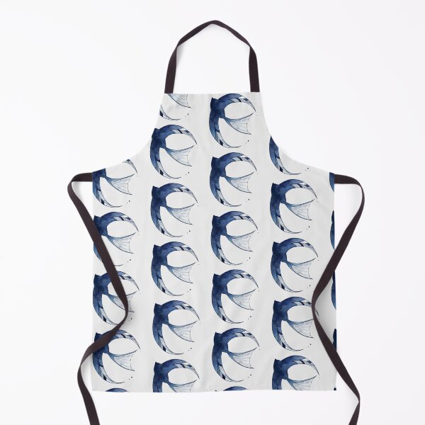 Item preview, Celestial Swallow in Watercolor Blue Artwork designed and sold by NivyasArtistry.