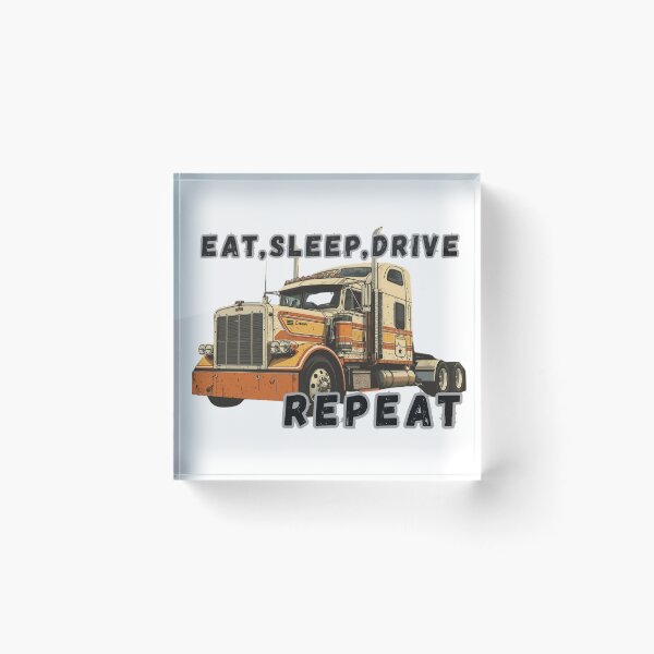 Item preview, Eat Sleep Drive Repeat funny gift designed and sold by TheSewRyn.