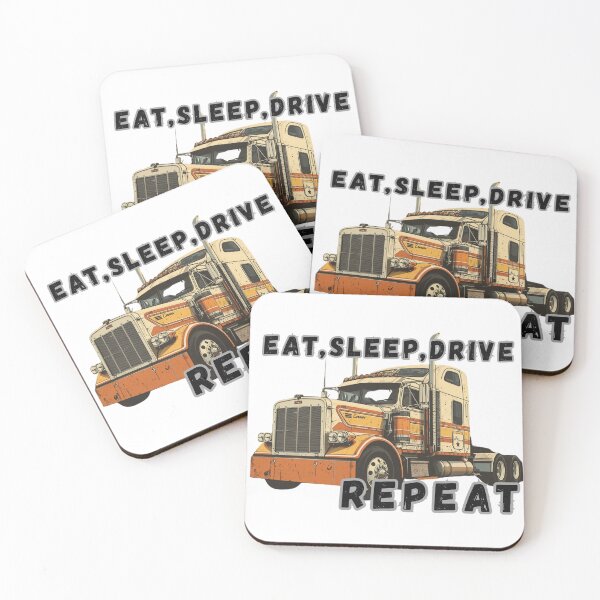 Item preview, Eat Sleep Drive Repeat funny gift designed and sold by TheSewRyn.