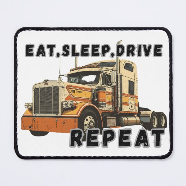 Item preview, Eat Sleep Drive Repeat funny gift designed and sold by TheSewRyn.