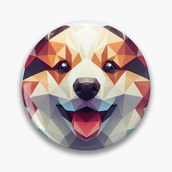 Item preview, Low Poly Dog Illustration Design designed and sold by ekoprasetioart.