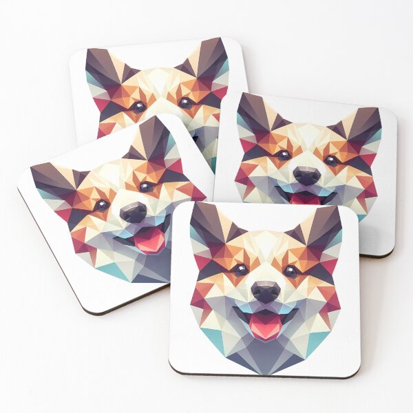 Item preview, Low Poly Dog Illustration Design designed and sold by ekoprasetioart.