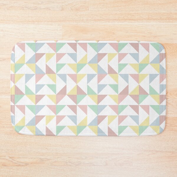 Item preview, Soft Pastel Triangle Decor – Minimal Geometric Pattern designed and sold by Mellowtint Studio.