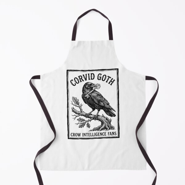Item preview, Cuervo gótico corvid con llave | Arte de cuervo de la academia oscura | Diseño gótico de inteligencia de cuervo designed and sold by KAYJAY DESIGNS.