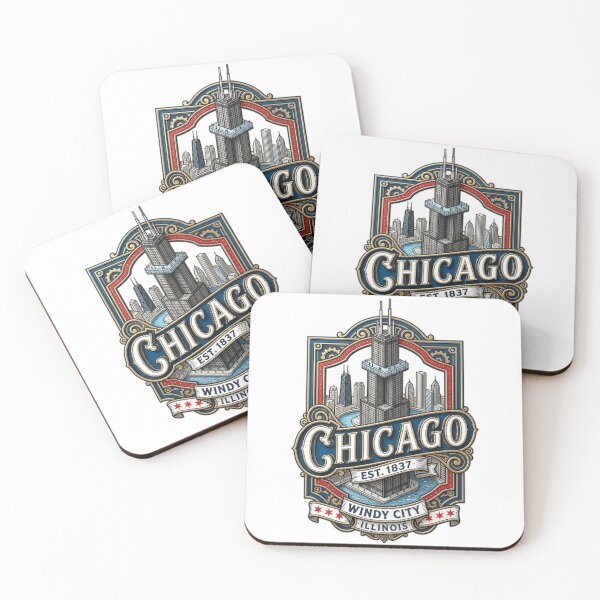 Item preview, CHICAGO, ILLINOIS designed and sold by likbatonboot.