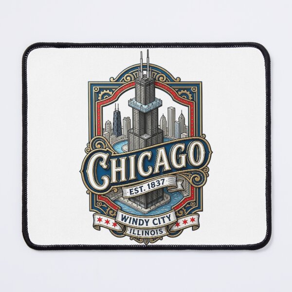 Item preview, CHICAGO, ILLINOIS designed and sold by likbatonboot.