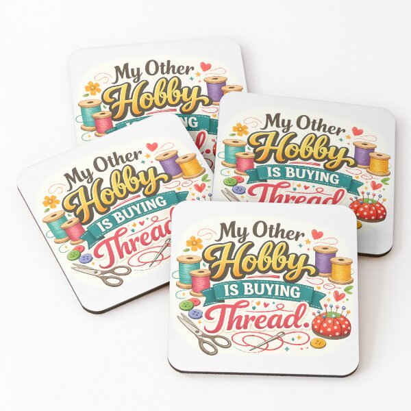 Item preview, My Other Hobby Is Buying Thread – Sewing Humor Design designed and sold by blankTeeShirt.