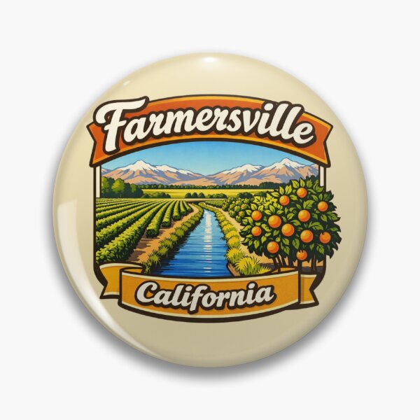 Item preview, Farmersville, California -  Citrus Groves Valley designed and sold by Myra365Art.