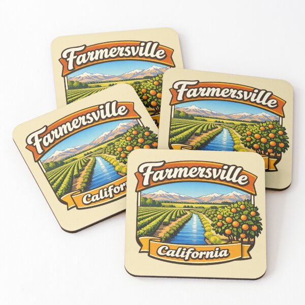Item preview, Farmersville, California -  Citrus Groves Valley designed and sold by Myra365Art.