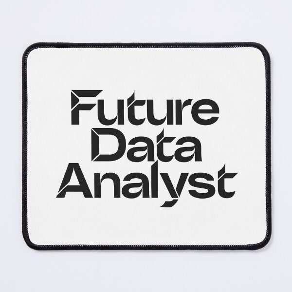 Aperçu de l'œuvre Futur analyste de données, typographie minimaliste, design étudiant créée et vendue par CozyCramStudio.