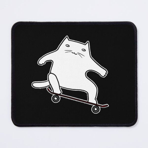 Item preview, Skateboarding cat designed and sold by eri-morie.