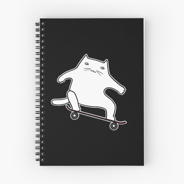 Item preview, Skateboarding cat designed and sold by eri-morie.