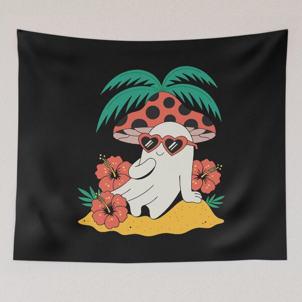 Item preview, Sunshine Coast Waves Ghost Tropical Beach  designed and sold by TeezTales.
