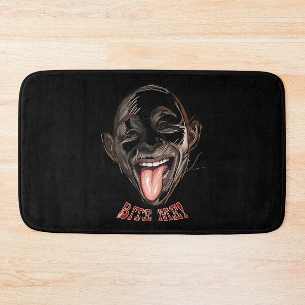 Item preview, Bite Me! – Dark Humor Creepy Face Illustration designed and sold by TestudoDesign.