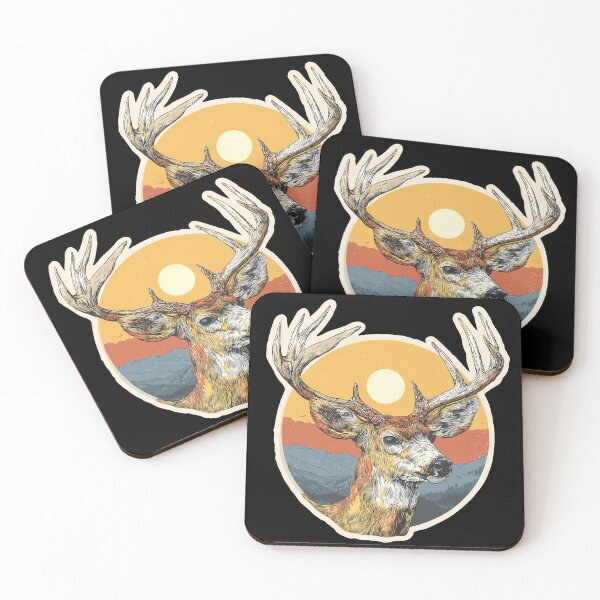 Item preview, Beautiful Deer Sunset Gifts For Everyone designed and sold by ZubekStudio.