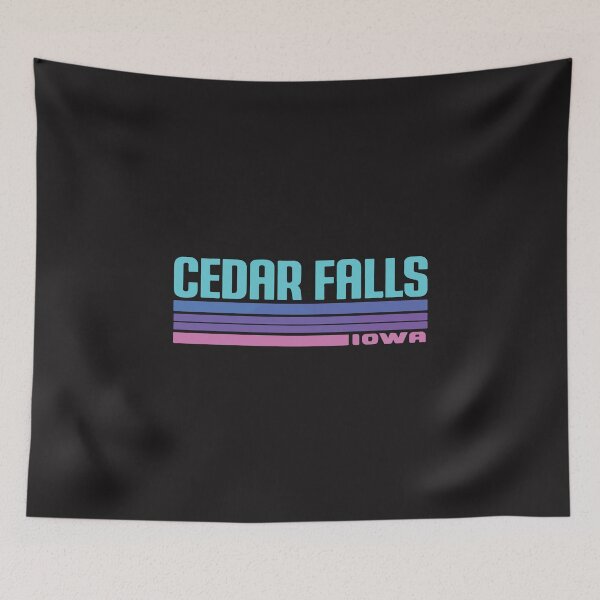 Item preview, Cedar Falls Iowa Retro City Pride Vintage Travel Local Hometown Design designed and sold by kiralynstration.