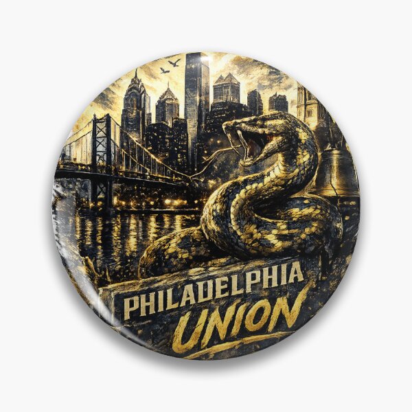 Item preview, Philadelphia Union Soccer Design Snake Graphic Shirt Philly Skyline Football Fan Art Gold Black Sports Tee Gift for Soccer Lovers designed and sold by GarnerSupplyCo.