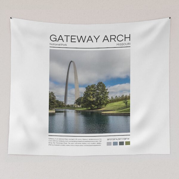 Item preview, Gateway Arch National Park - Missouri designed and sold by StudioRedKoala.