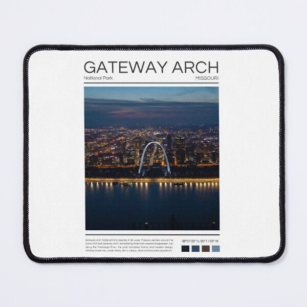 Item preview, Gateway Arch National Park - Missouri designed and sold by StudioRedKoala.