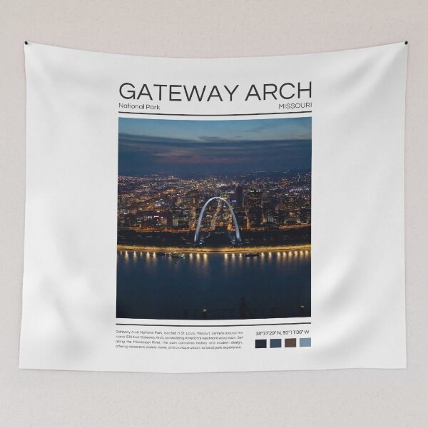 Item preview, Gateway Arch National Park - Missouri designed and sold by StudioRedKoala.