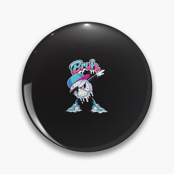 Artikelvorschau, Bruh Baseball Lustiges Dabbing Eiscreme Kinder Baseball Humor Meme entworfen und verkauft von kiralynstration.