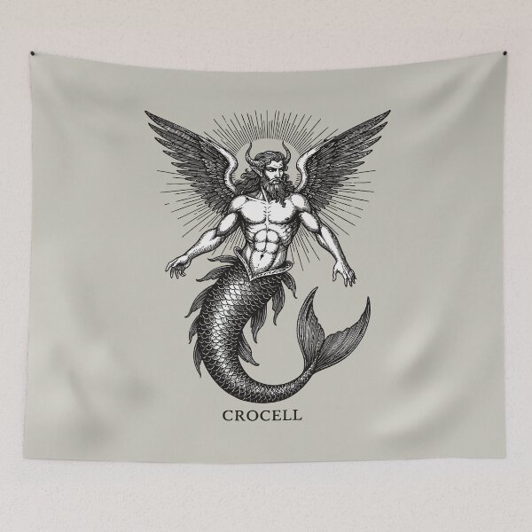 Item preview, The Enchantment of Crocell Demon Illustration designed and sold by taiche.