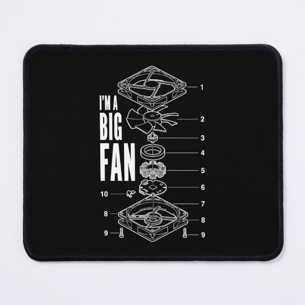 Item preview, Computer Nerd PC Builder Funny I'm A Big Cooling Fan designed and sold by GrandeDuc.