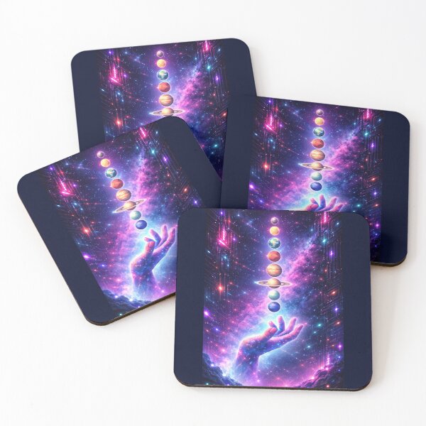 Item preview, Cosmic Alignment – Vibrant Galaxy Poster designed and sold by MrsMirabilis.