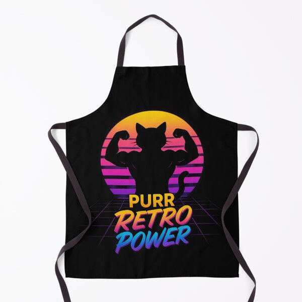 Item preview, Retro Cat Fitness, Synthwave Gym Cat designed and sold by AYACHI90.