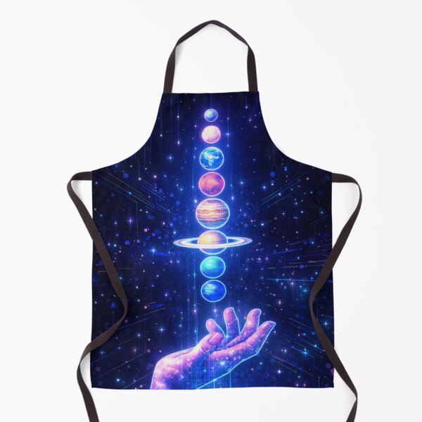 Item preview, Cosmic Alignment – Neon Cyber Poster designed and sold by MrsMirabilis.