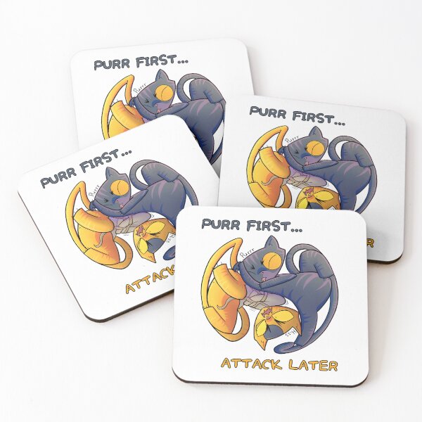Item preview, Purr first... attack later designed and sold by Celimerart.