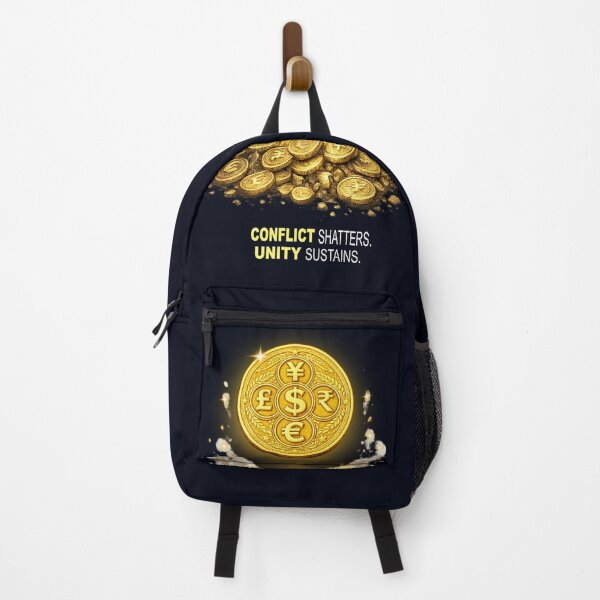 Item preview, Unity Sustains Conflict Shatters – Global Currency Concept Art designed and sold by LeelaWorks.org.
