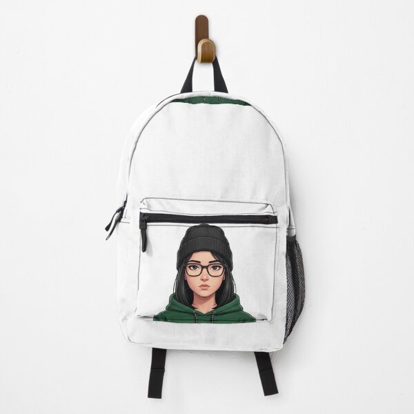 Item preview, Anime Girl Hoodie Portrait | Cool Streetwear Female Character Design designed and sold by VKKMANAGE.