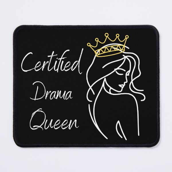 Item preview, Gifts For Real Certified Drama Queen designed and sold by ZubekStudio.