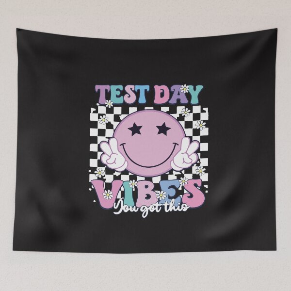 Item preview, Test Day Vibes Retro Teacher Student Motivation You Got This Testing Day designed and sold by kiralynstration.