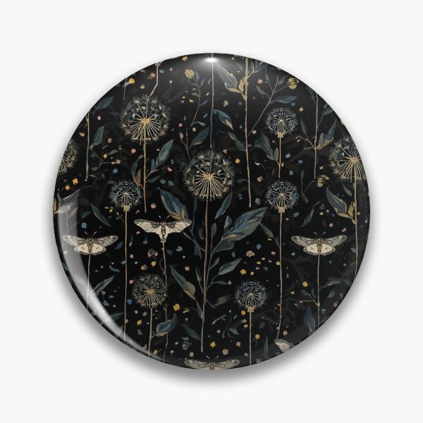Item preview,  Dandelion puff and moths designed and sold by uunaa.