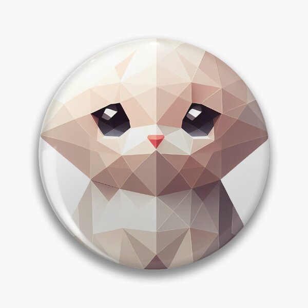 Item preview, Cute Low Poly Cat Illustration designed and sold by ekoprasetioart.
